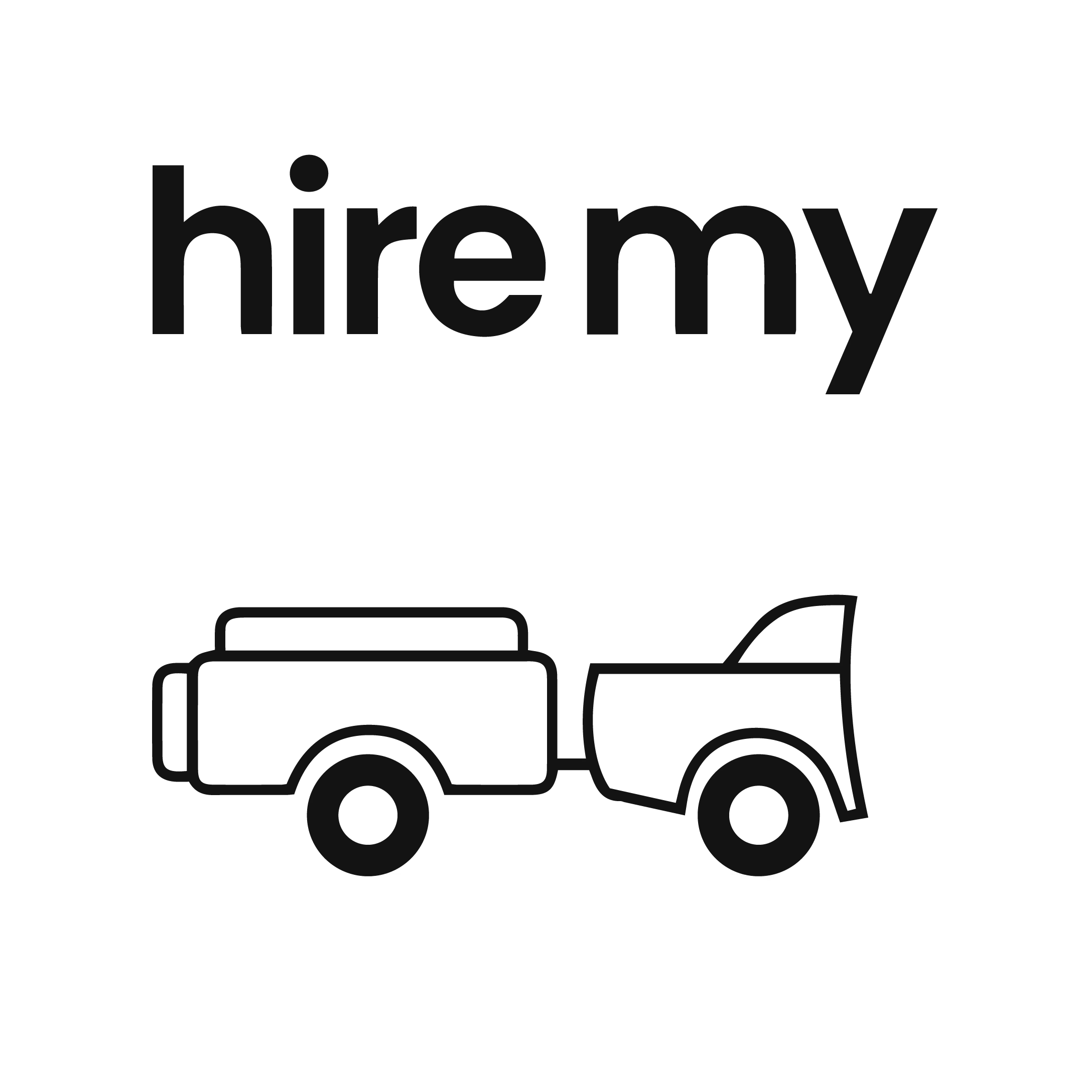 Hire My Trailer Stacked Transparent logo