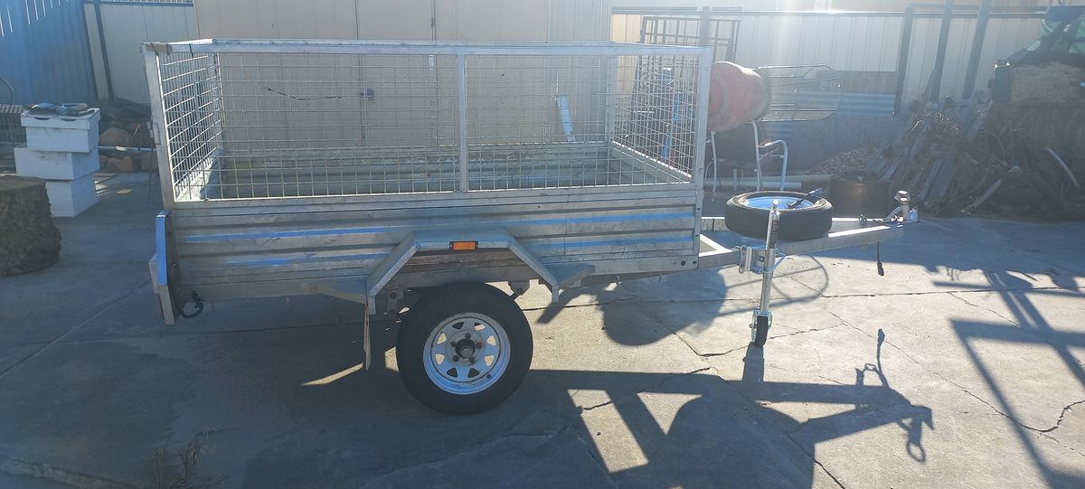 A Cage trailer availble to hire in Morley